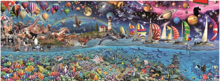 Educa puzzle Život 24 000 dielikov