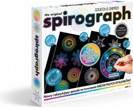 Spirograf – kreatívna sada na vyškrabovanie