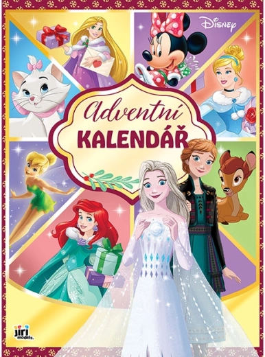 Adventný kalendár Disney s knižkami a aktivitami