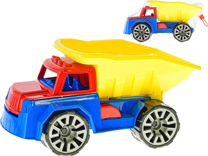 Plastové nákladné sklápačské auto 29 cm v sieťke