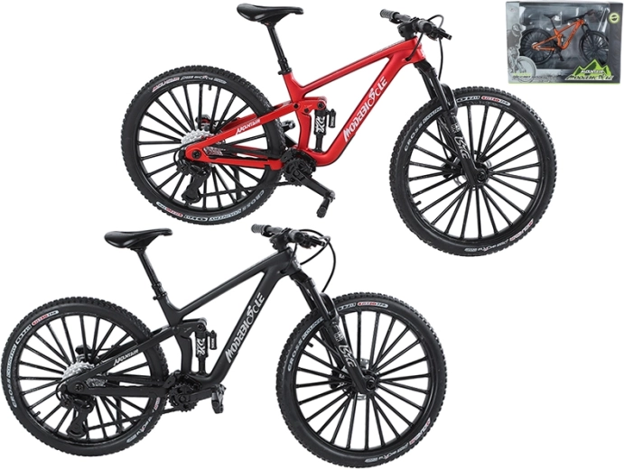 Kovový miniatúrny horský bicykel 20,5 cm