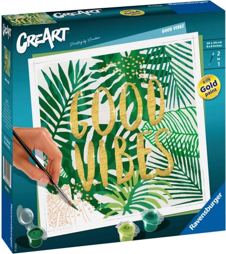 CreArt: Good Vibes – maľovanie podľa čísel pre tínedžerov