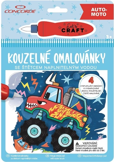 Kúzelné omaľovánky CONCORDE auto-moto