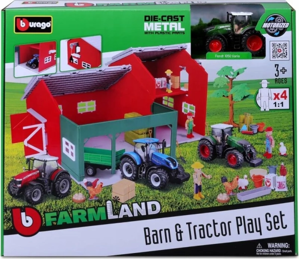 Bburago sada farma s traktorom