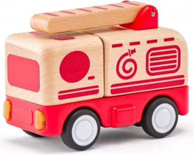 Hasičské auto s osvetlením a signálom