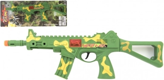 Plastový samopal na zotrvačník 42 cm