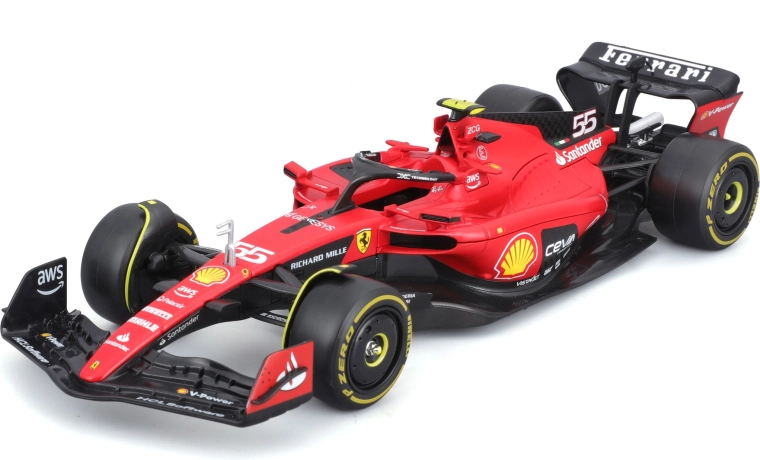 autentický vzhľad sf-23 so štartovným číslom 55