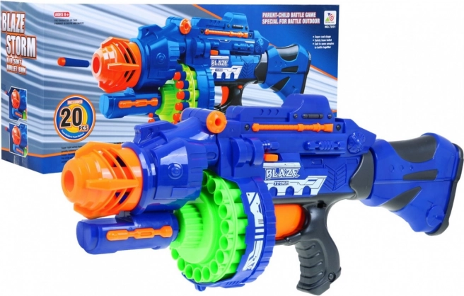 Veľký detský blaster BLAZE STORM so 40 penovými šípkami