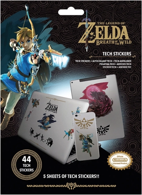 Technické nálepky s motívom Zelda