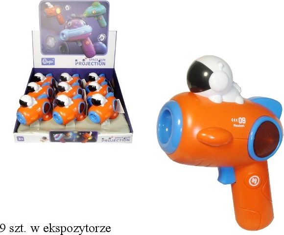 Detská projektorová pištoľ so svetlom a zvukom