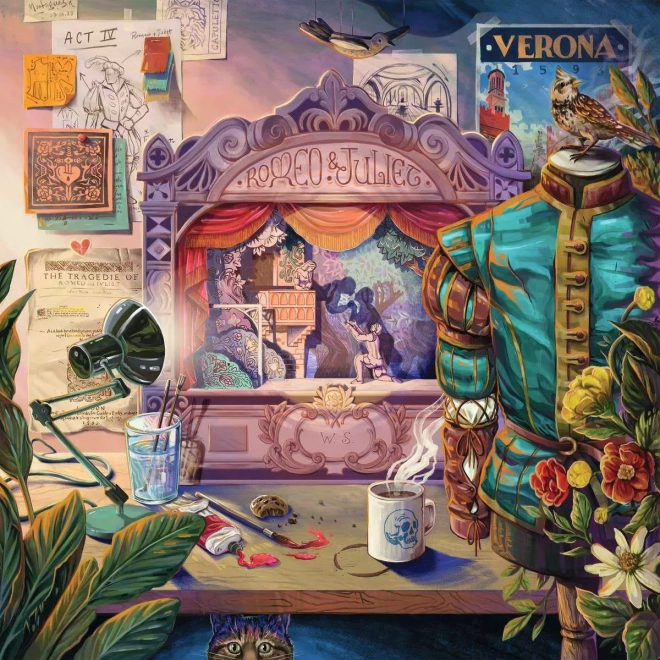 Štvorcové puzzle RAVENSBURGER Art & Soul: Rómeo a Júlia – 750 dielikov
