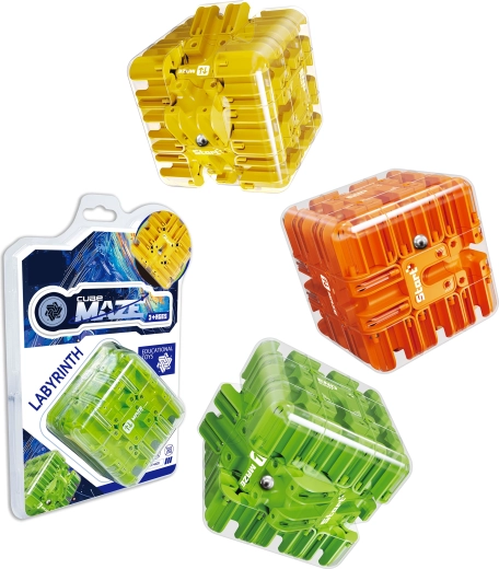 Hlavolamová kocka Maze Cube Labyrinth