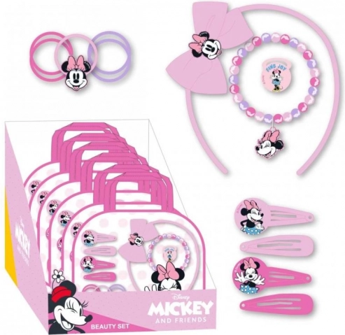 Set doplnkov do vlasov MINNIE, 12 ks