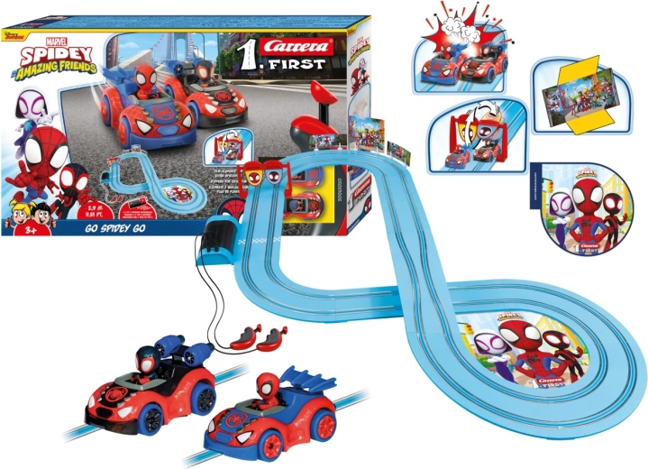 Pretekárska dráha Carrera First Spidey – Go Spidey Go! 2,9 m