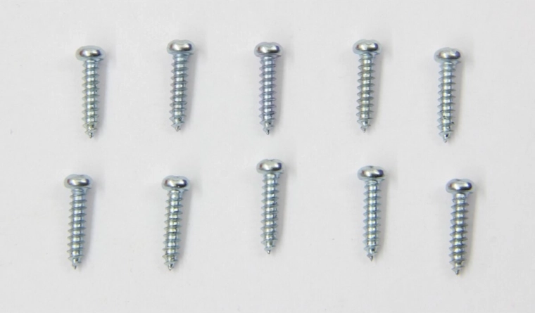 Samorezné skrutky do plechu M2,9 × 13 mm, 10 kusov JAMARA