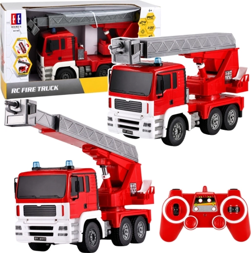 RC hasičské auto 1:20 s otočným výsuvným ramenom 660°