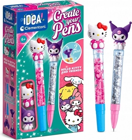 Clementoni Idea Mini továreň na guľôčkové perá Hello Kitty a priatelia