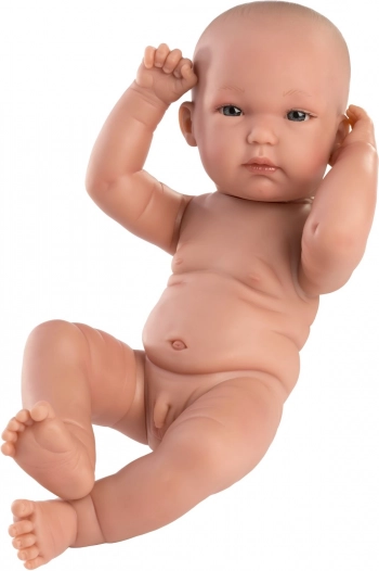 Llorens New Born chlapček – realistická bábika bábätko 35 cm s celovinylovým telom