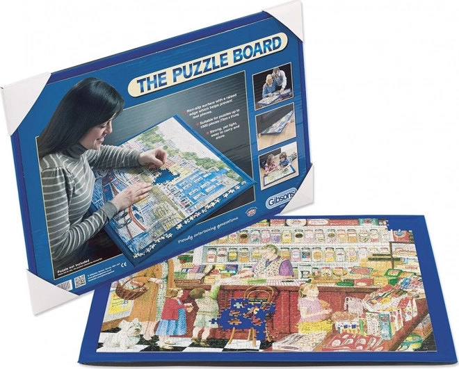 GIBSONS pevná podložka pod puzzle 77 × 55 cm