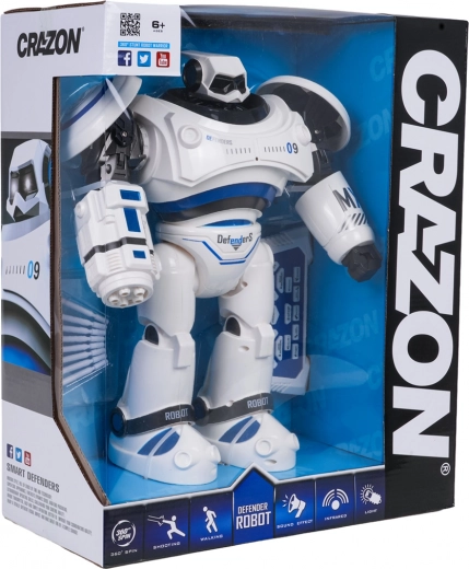 Interaktívny robot MX09 s diaľkovým ovládaním – modrý