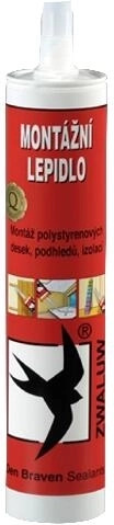 Montážne lepidlo bez rozpúšťadiel 310 ml DEN BRAVEN