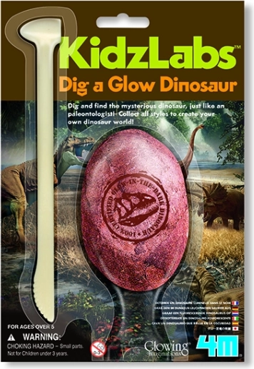 4M Kostra svietiaci dinosaurus