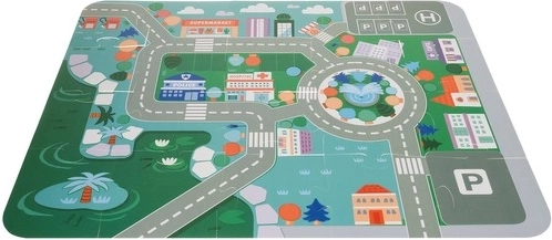 Hracia podložka a puzzle cesta pre mestské scenáre