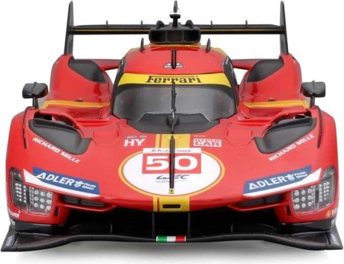 Kovový model auta BBURAGO 1:18 FERRARI 499P LMH červený #50