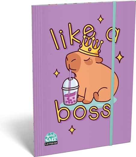 Spisové dosky A4 LizzyCard Capybara