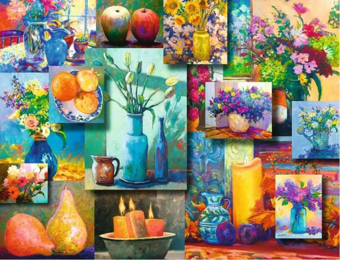 Ravensburger puzzle Zátišie s krásou 2000 dielikov