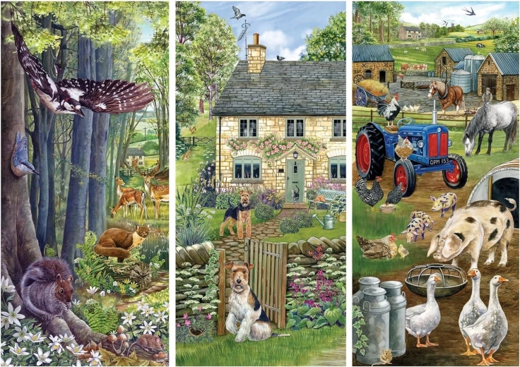 Puzzle Farma Woodland 1000 dielikov