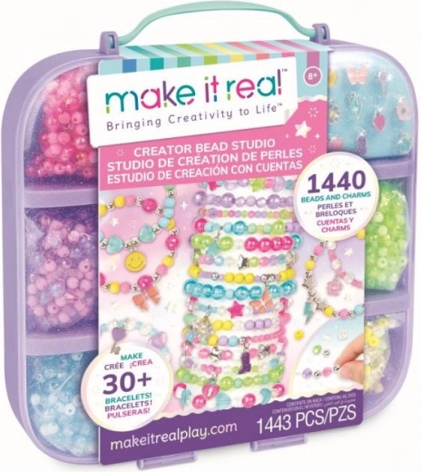 Kreatívny box na výrobu náramkov s korálkami a príveskami