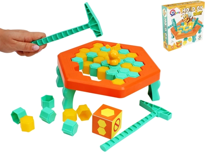 balančná vytĺkacia hra s včielkou Hold On Baby TechnoK