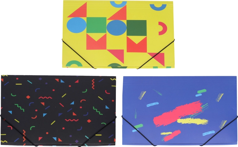 Doska s gumičkou 31,4 × 23,5 cm – mix farieb