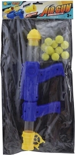 Plastová pištoľ na penové loptičky