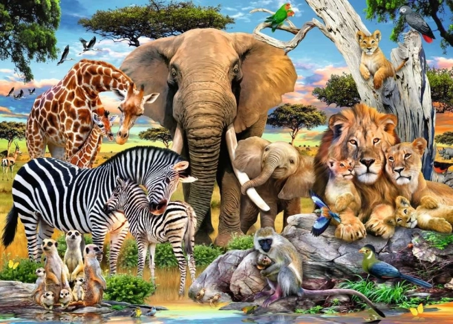 RAVENSBURGER puzzle Materská láska XXL 500 dielikov