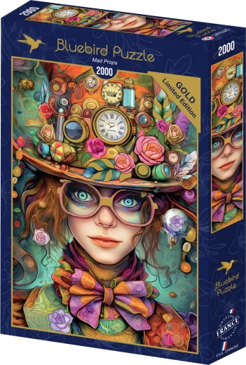 Puzzle Bluebird Gold Edition Bláznivý klobúk 2000 dielikov