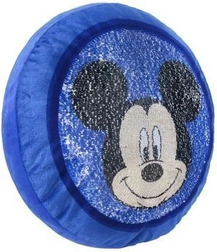 Vankúš Mickey s meniacimi sa flitrami