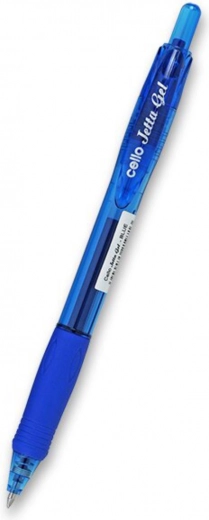 Gélový roller CELLO jetta gel, modrý, 0,5 mm