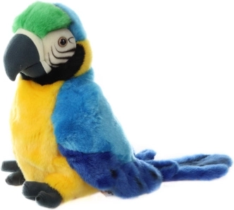 Plyšová bábka Papagáj 27 cm