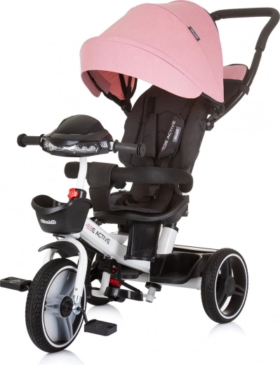 Trojkolka so strieškou Chipolino Be Active 2v1 Pink Linen