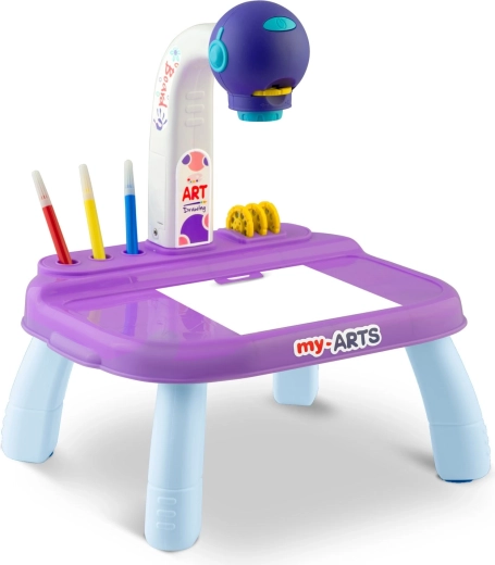 Stabilný kresliaci stolík s držiakmi na fixky