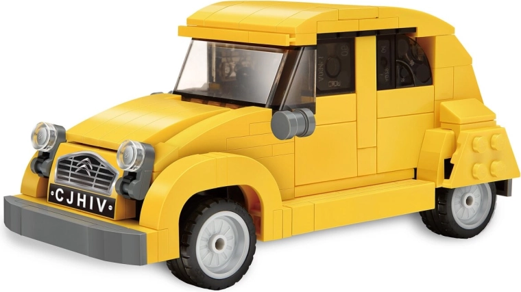 CaDA stavebnica Citroën 2CV 1:24 žltá