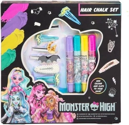Monster High kriedy na vlasy – sada so sponkami
