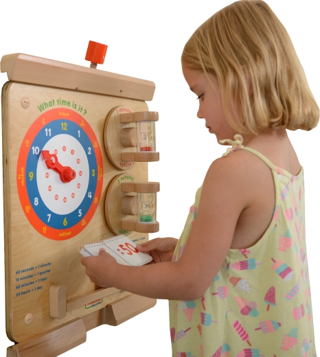 Masterkidz vzdelávacia nástenná tabuľa na učenie času