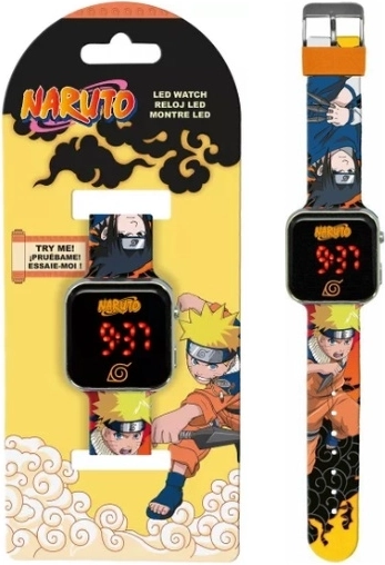 Naruto LED digitálne detské hodinky