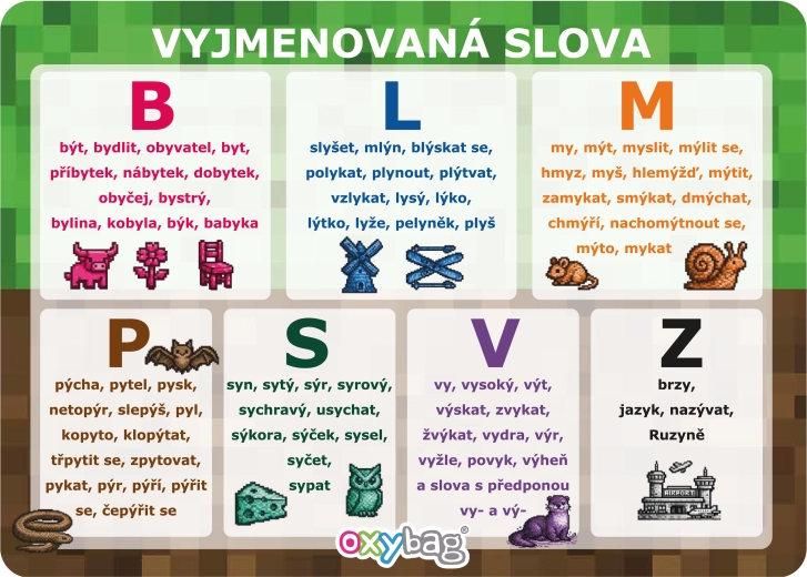 PlayWorld vzdelávacia karta A4 – vybrané slová