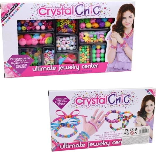 korálková sada na výrobu šperkov crystal chic ultimate jewelry center