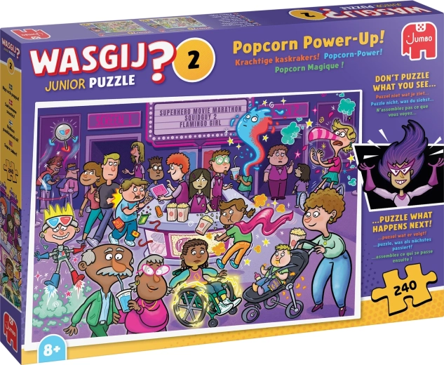 Jumbo Wasgij Junior 2: Popcornový bonus! puzzle 240 dielikov