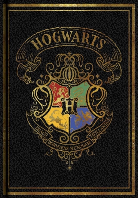 Blok A5 Harry Potter farebný čierny